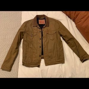 Levi’s Waxed Flannel Lined Trucker Jacket